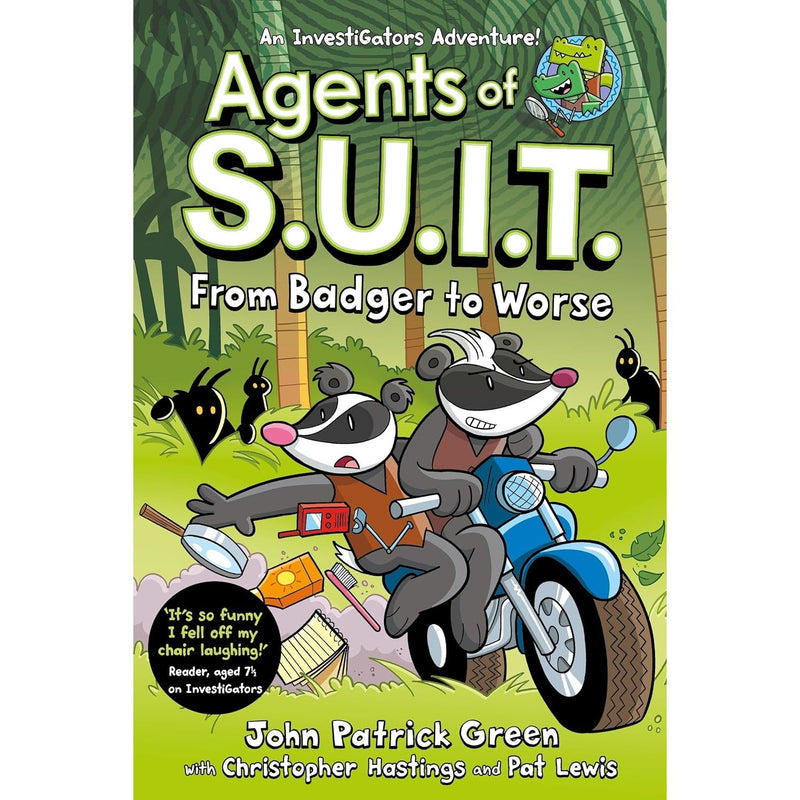 InvestiGators: Agents of S.U.I.T. Series 2 Illustrated Comic Books Collection Set By John Patrick Green - The Book Bundle