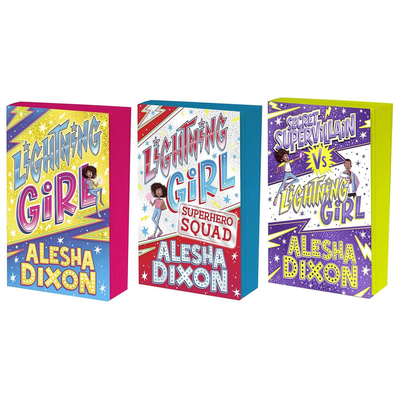 Alesha Dixon Lightning Girl 1-3 Books Collection Set (Lightning Girl, Superhero Squad, Secret Supervillain) - The Book Bundle