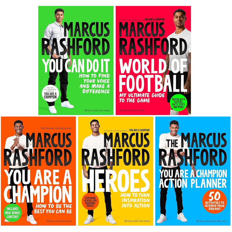 You Are a Champion & You Can Do It 5 Books Collection Set by Marcus Rashford - Non Fiction - Paperback