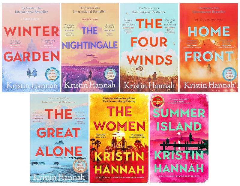 The Great Alone & The Nightingale 7 Books Collection Set by Kristin Hannah - Fiction - Paperback