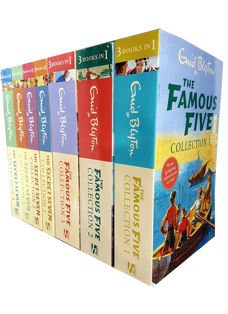 Famous Five and Secret Seven 7 Books Collection Set by Enid Blyton - Fiction - Paperback