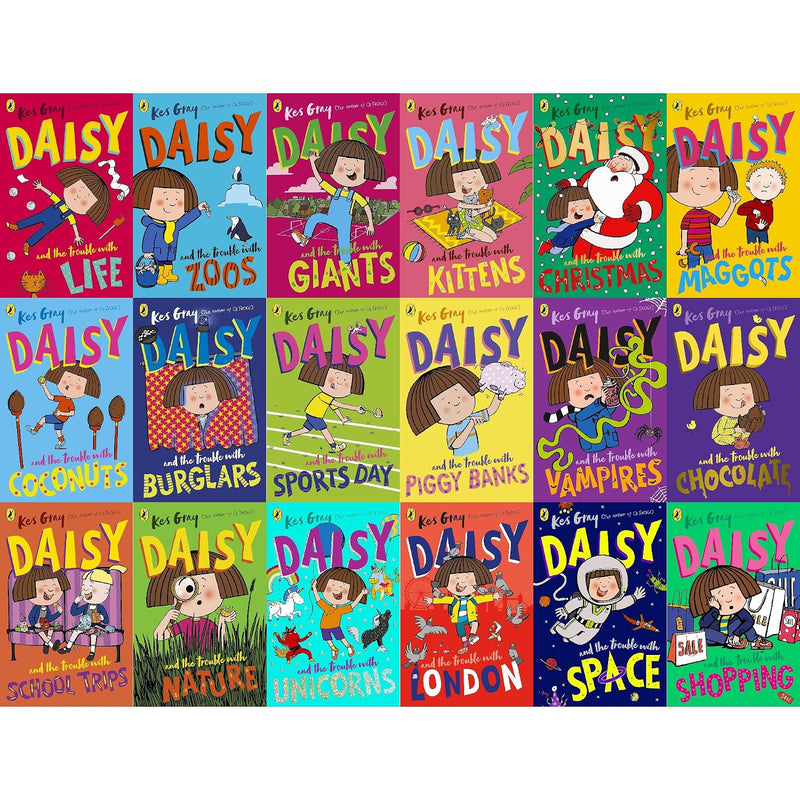 Daisy And The Trouble With 18 Books Collection Set By Kes Gray - Fiction - Paperback