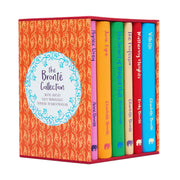 Six hardcover Bronte Classics book set featuring Jane Eyre and related reads by Arcturus, with Anne Bronte titles in a collectible collection.