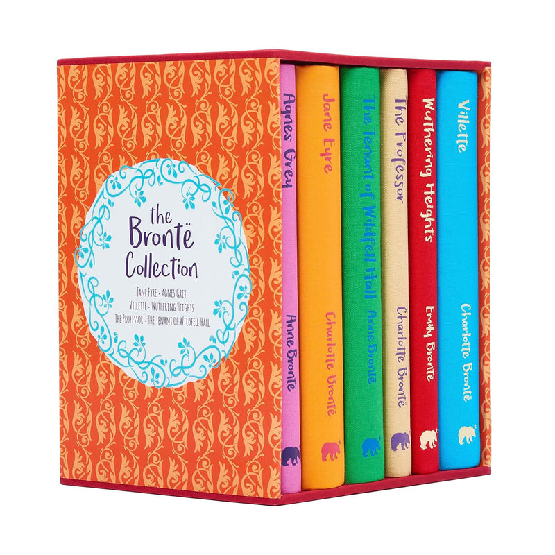 Six hardcover Bronte Classics book set featuring Jane Eyre and related reads by Arcturus, with Anne Bronte titles in a collectible collection.