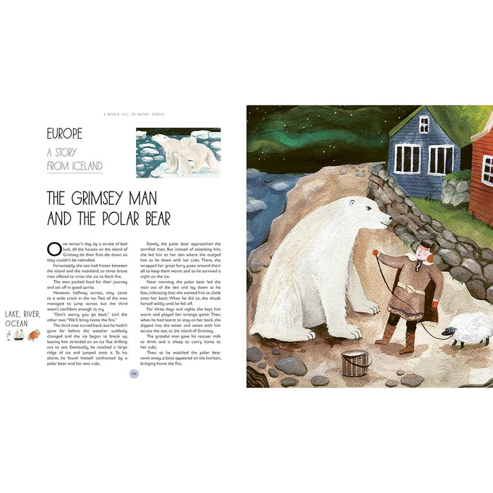 A World Full of Nature Stories: 50 Folktales and Legends by Angela McAllister