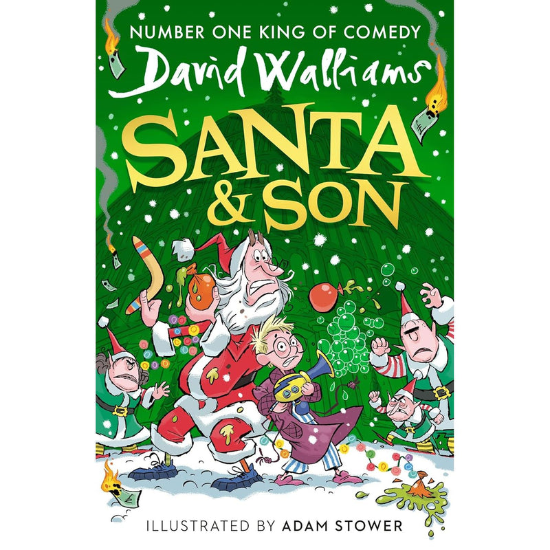 David Walliams 3 Books Collection Set (Santa & Son, The World’s Worst Children 3, The World of David Walliams Book of Stuff) - The Book Bundle