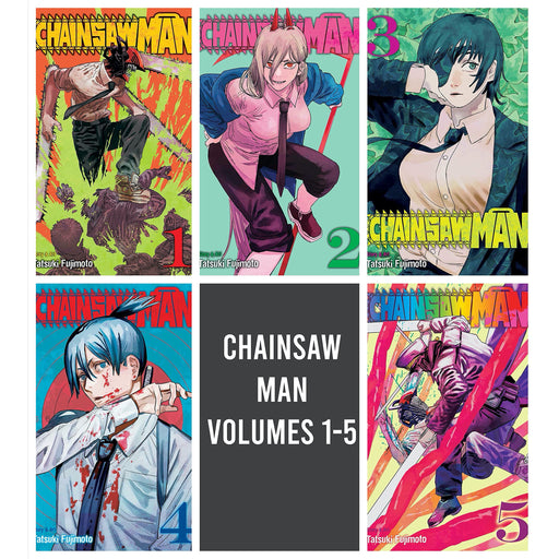 Chainsaw Man Collection set Volumes 1-5 - The Book Bundle