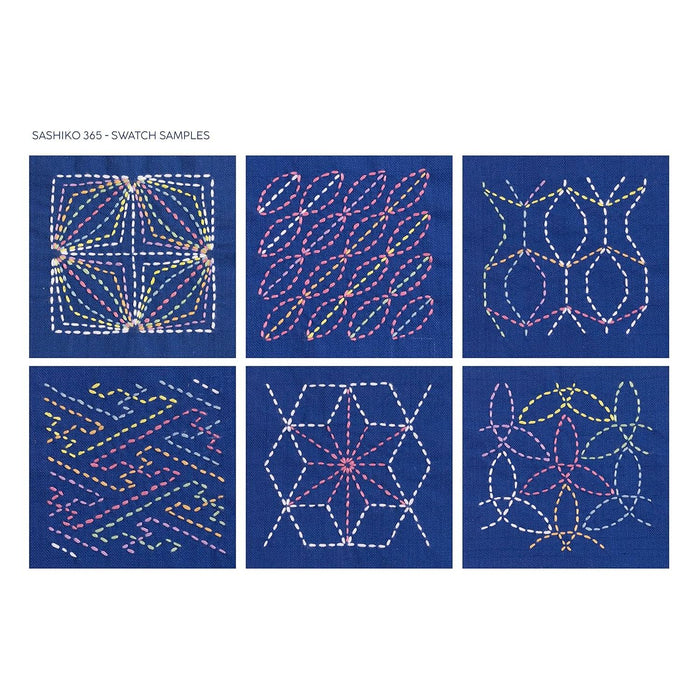 Sashiko 365: Stitch a new sashiko pattern every day of the year - The Book Bundle