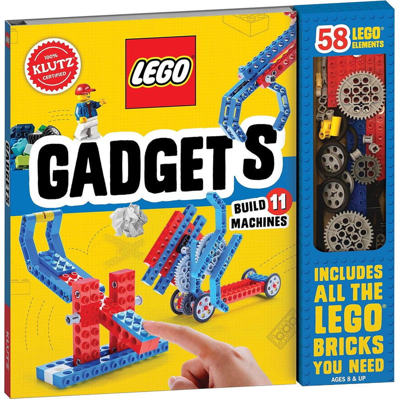 LEGO Gadgets (Klutz) & [Spiral-bound] Lego Chain Reactions 2 Books Collection Set - The Book Bundle