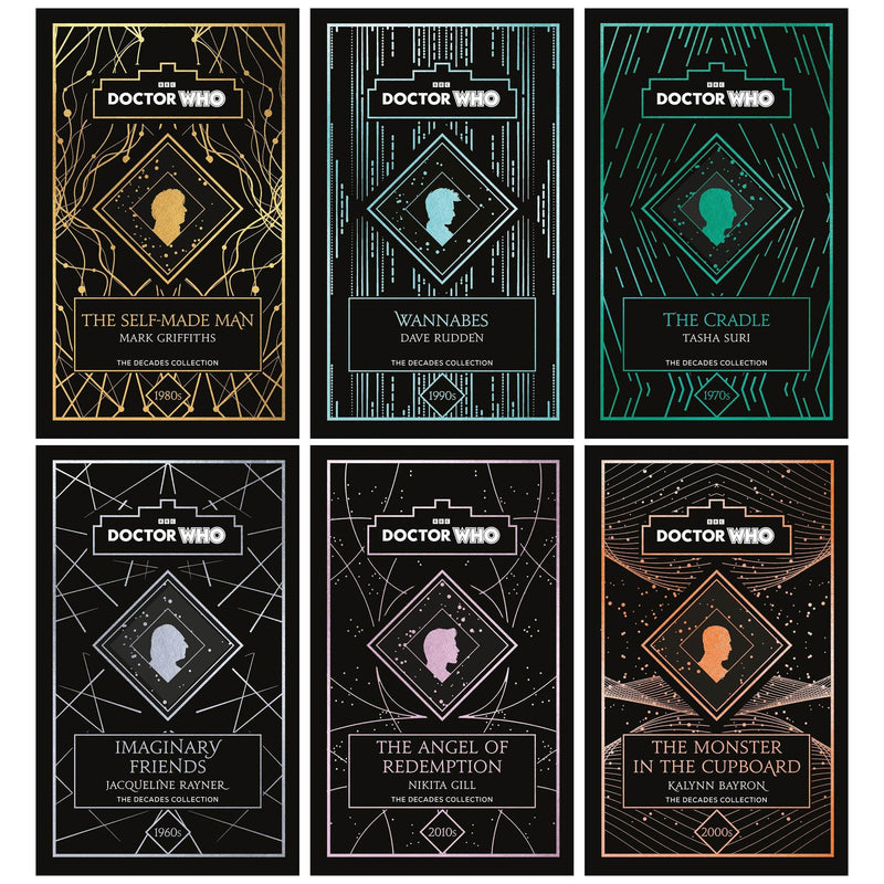 Doctor Who Decades 6 Books Collection Set (Imaginary Friends, The Cradle, The Self-Made Man, Wannabes, The Monster in the Cupboard and The Angel of Redemption) - The Book Bundle
