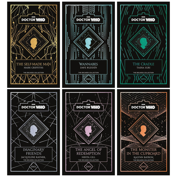 Doctor Who Decades 6 Books Collection Set (Imaginary Friends, The Cradle, The Self-Made Man, Wannabes, The Monster in the Cupboard and The Angel of Redemption) - The Book Bundle