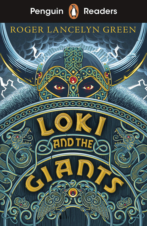 Penguin Readers Starter Level Loki and the Giants ELT graded reader book cover featuring penguin illustration and fictional story elements.
