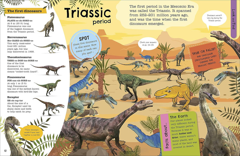 The Fact-Packed Activity Book: Dinosaurs - Fiction - Educational Activity Book For Curious Young Readers