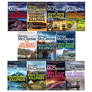 Set of DI Ruth Hunter Series 11 crime books by Simon McCleave in paperback, featuring crime fiction covers from Canelo Crime Ltd.