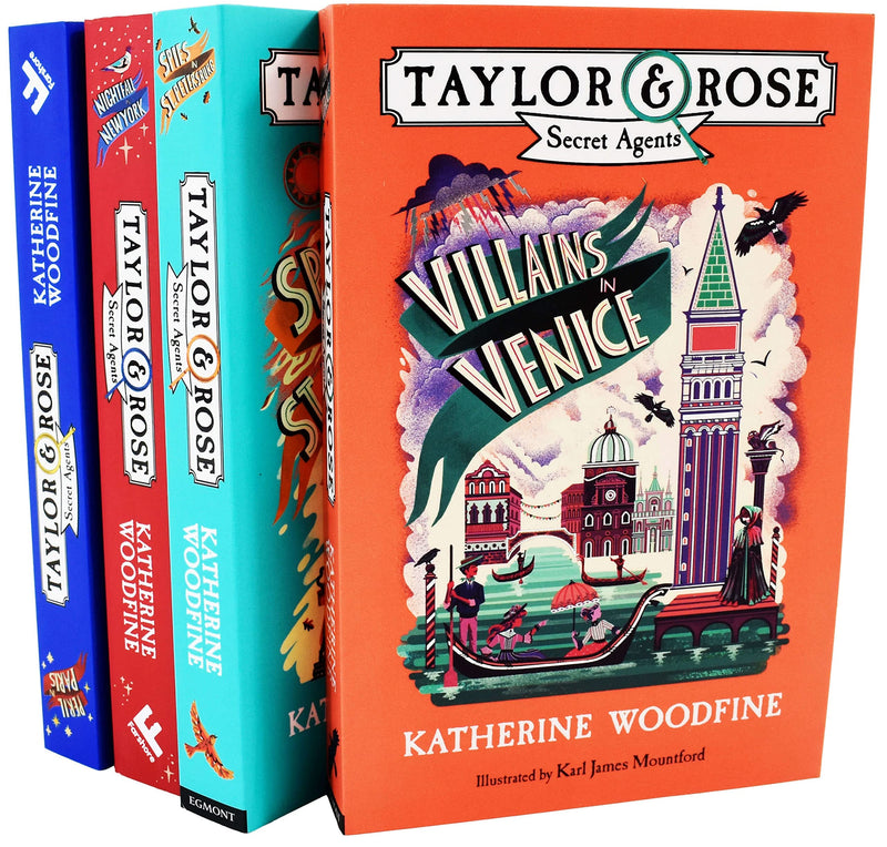 Taylor And Rose Secret Agents Series 4 Books Collection Set For Fans Of Spy Adventures - Fiction