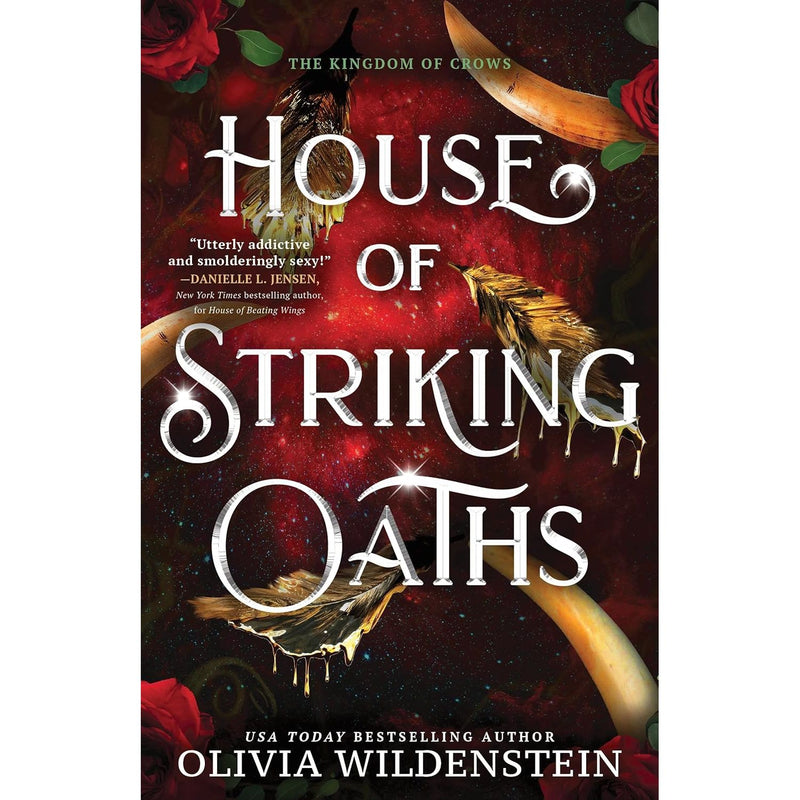 Set of three paperback Kingdom of Crows Series 3 books by Olivia Wildenstein, fiction collection in Sourcebooks Casablanca edition