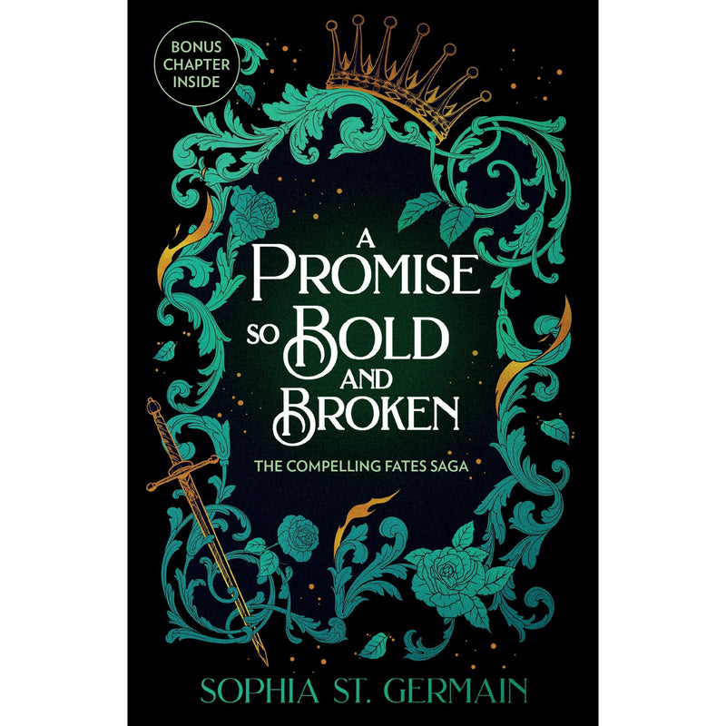 Cover art for The Compelling Fates Saga: A Promise So Bold and Broken by Headline Eternal, featuring fantasy romance imagery.