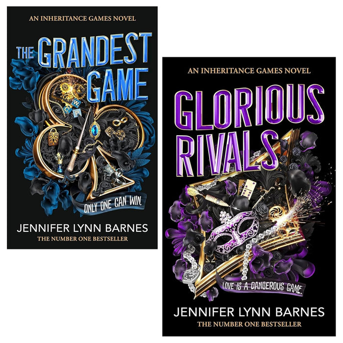The Grandest Game Series by Jennifer Lynn Barnes 2 Books Collection Set (Glorious Rival(HB) & The Grandest Game - The Book Bundle