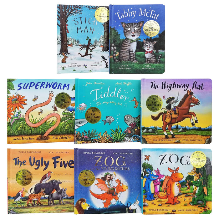 Julia Donaldson and Axel Scheffler Early Readers 8 Books Collection Set - The Book Bundle