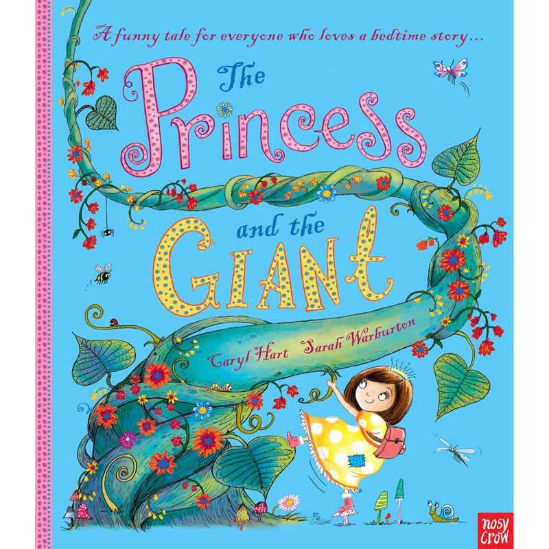 Illustration from The Princess and the Giant book in the Princess Series by Nosy Crow Ltd, showing a princess and a giant in a colorful scene.