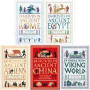 Set of five ancient history books including Rome, Egypt, Athens, China, and Vikings by Dr. Matyszak, Dr. Ryan, and Kirsten Wolf.