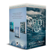 Orbit The Wheel of Time Box Set 4 with books 10-12 by Robert Jordan, featuring Crossroads of Twilight, Knife of Dreams, Gathering Storm