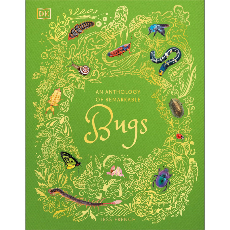 DK Children insect world anthology book cover featuring colorful bugs and insects in a non-fiction paperback for kids.