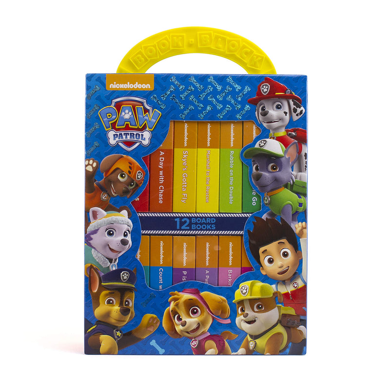 Nickelodeon Paw Patrol Skye, Marshall, Chase and More! - My First Library Board Book Block 12-Book Set - PI Kids: 12 Board Books - The Book Bundle