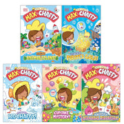 Max and Chaffy Series 5 Books Collection Set By Jamie Smart (Welcome to Animal Island, The Great Cupcake Mystery, Search for the Ice Chaffy, Hunt for the Pirate's Gold, What a Delicious Discovery!) - The Book Bundle