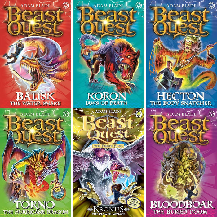 Beast Quest Series 6-10 Collection 30 Books Set by Adam Blade - The Book Bundle