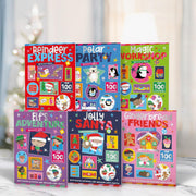 Christmas Books for Children Collection Activity 6 Books Set With Awesome Card Craft & Over 100 Stickers - The Book Bundle