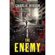 Set of eight paperback fiction books by Charlie Higson from Penguin Ltd, featuring "The Enemy" and "King Zero" collection.