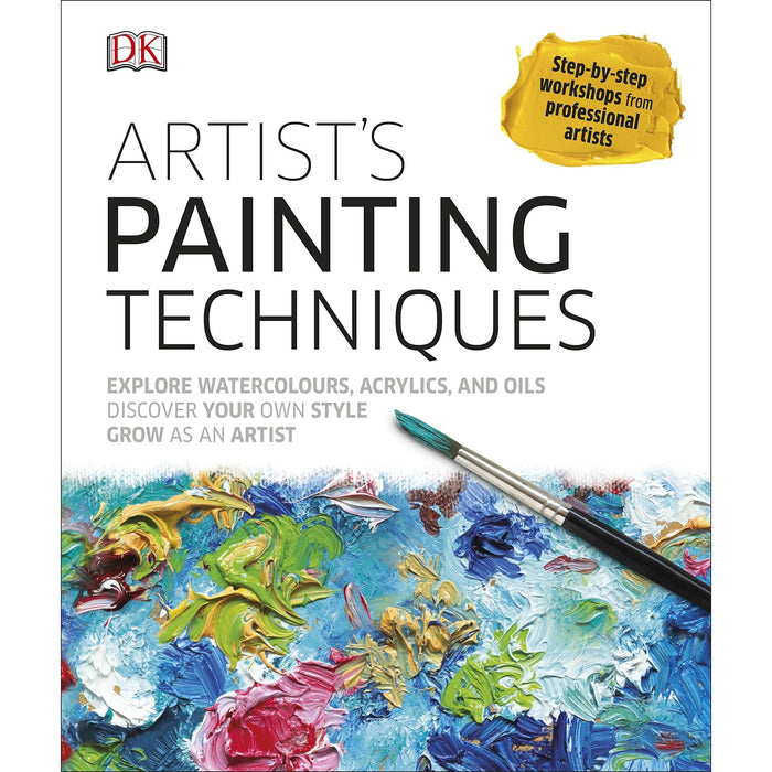 Artist's Painting Techniques: Explore Watercolours, Acrylics, and Oils - The Book Bundle