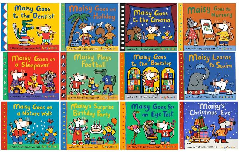 Maisy Mouse First Experiences 12 Books Collection Set (Set 1) by Lucy Cousins - Fiction