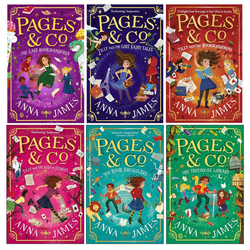 Pages and Co Series 6 Books Collection Set (Tilly And The Bookwanderers) - The Book Bundle