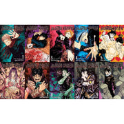 JuJuTsu Kaisen Series 1-10 set collection bundle Volumes (paperback) by Gege Akutami - The Book Bundle