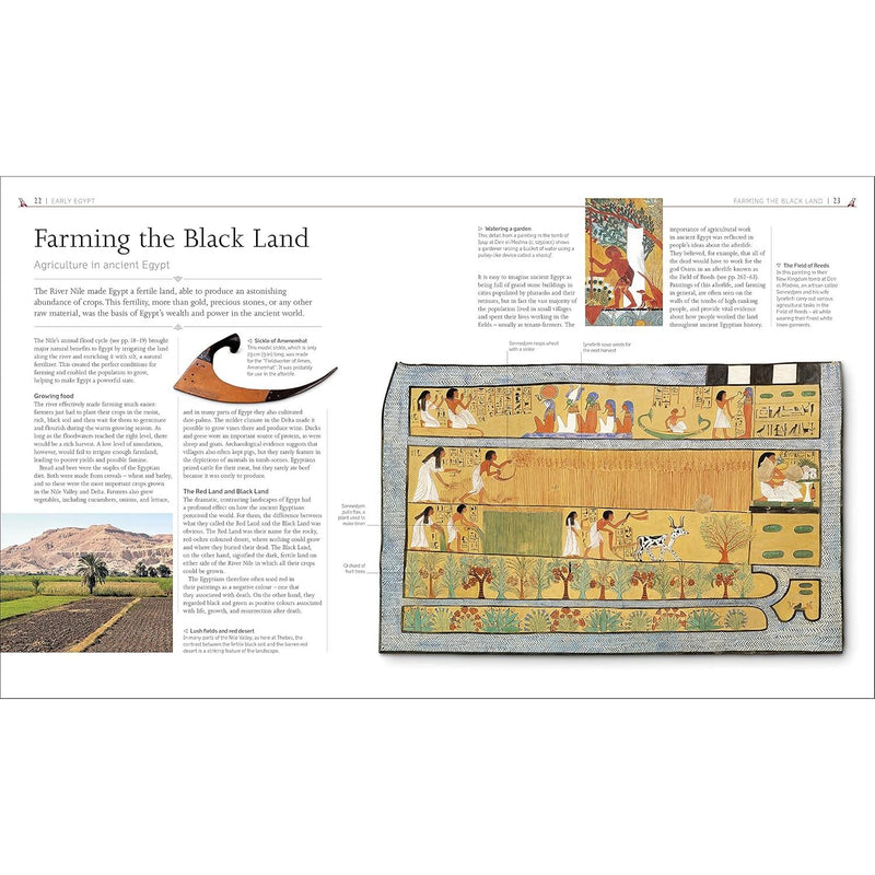 Ancient Egypt: The Definitive Visual History by DK Hardcover - The Book Bundle