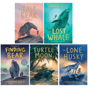 Hannah Gold Collection 5 Books Set (The Lone Husky [Hardback], The Last Bear, The Lost Whale, Finding Bear and Turtle Moon) - The Book Bundle