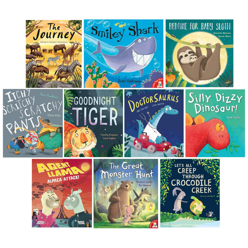 Animal Bedtime Stories illustrated 10 picture book collection, paperback by Hanako Clulow, Ruth Galloway and various authors