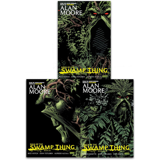 Saga of the Swamp Thing Collection 3 Books Set (Volume 3-6) By Alan Moore - The Book Bundle
