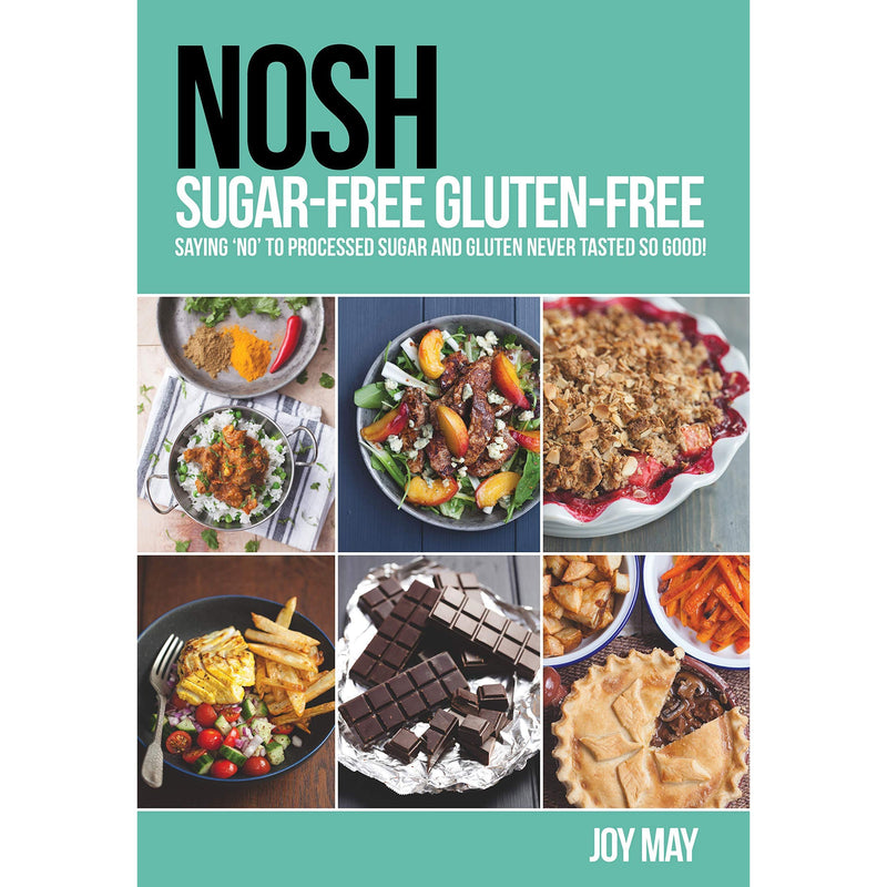 Joy May Collection 3 Books Set (Nosh for Students A Fun Student Cookbook, NOSH Gluten-Free, NOSH Sugar-Free Gluten-Free) - The Book Bundle