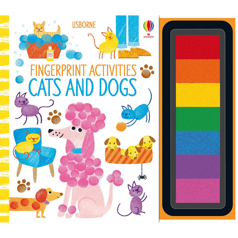 Fingerprint Activities Cats And Dogs By Fiona Watt & Candice Whatmore - Ages 3–7 - The Book Bundle