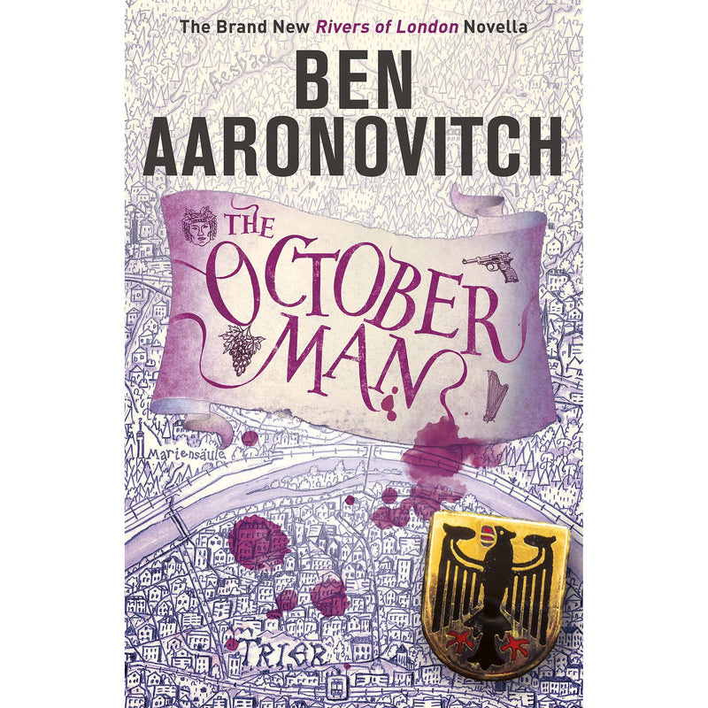Paperback of Rivers of London: The October Man novella by Ben Aaronovitch, featuring a dark, mysterious cityscape on the cover.