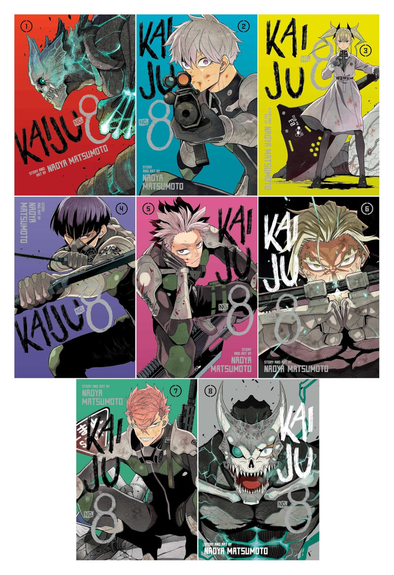 Kaiju No. 8 by Naoya Matsumoto 8 Books Collection Set - Fiction - The Book Bundle