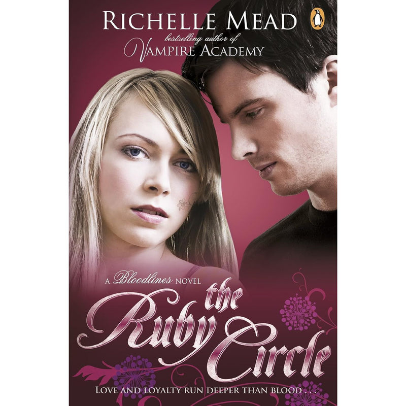 Paperback of "Bloodlines: The Ruby Circle" by Richelle Mead, sixth book in the Vampire Academy series, published by Penguin.