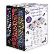 The Belladonna Collection book set by Adalyn Grace featuring three hardcover fiction books with ornate covers and decorative spine designs.