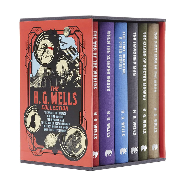 The H. G. Wells Collection: Deluxe 6-Book Hardback Boxed Set (Arcturus Collector's Classics, 8) - The Book Bundle