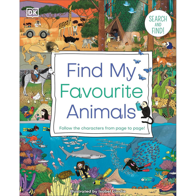 Find My Favourite Things, Find My Favourite Animals 4 Books Collection Set - Fiction - BoardBook