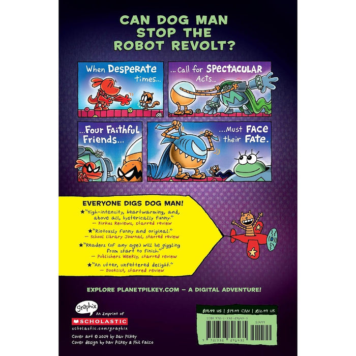 Dog Man 12: The Scarlet Shedder by Dav Pilkey Hardcover