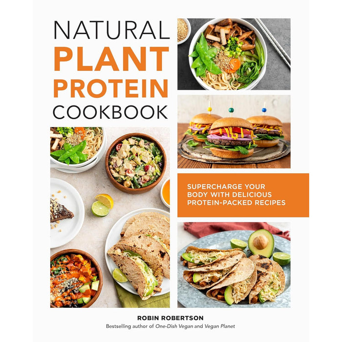 Natural Plant Protein Cookbook, One Pot Healthy Meals, Whole Foods Plant- Based Diet Plan, The Comprehensive Beginner's Guide 4 Books Collection Set - The Book Bundle